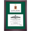 Kappa Sigma Premier Fraternity Crest Initiation Certificate Frame -gift shop DSSHEFKPSPC13HWKSC