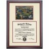 Lafayette Premier Aerial View Of Campus Diploma Frame