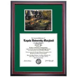 Loyola Maryland Premier The Knott Humanities Center Diploma Frame -gift shop DSSHEFLOMPC7HELHB