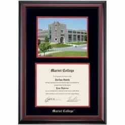 Marist Embossed Premier Hancock Building Diploma Frame -gift shop DSSHEFMAREC3BCHCC