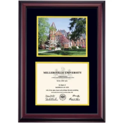 Millersville Premier Biemesderfer Center Diploma Frame -gift shop DSSHEFMLRPC4BYMBP