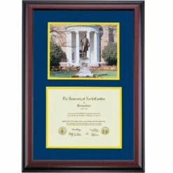 North Carolina-Greensboro Premier Charles Duncan McIver Statue Diploma Frame -gift shop DSSHEFNCGPC4NYNGJ