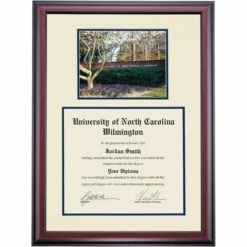 North Carolina Wilmington Premier The University Entrance Diploma Frame