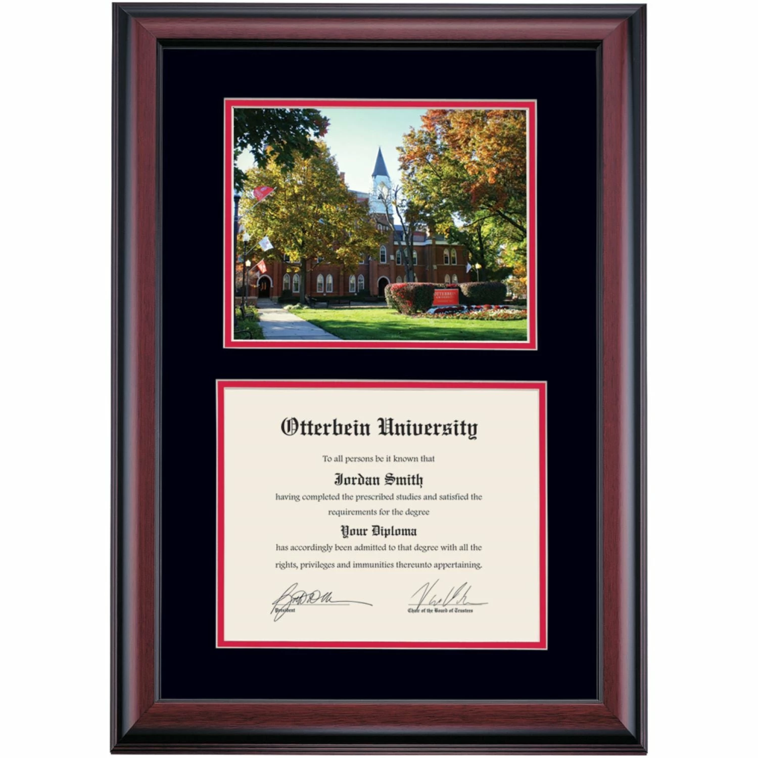 Otterbein Premier Towers Hall Diploma Frame 7 Otterbein Premier Towers Hall Diploma Frame - Image 5