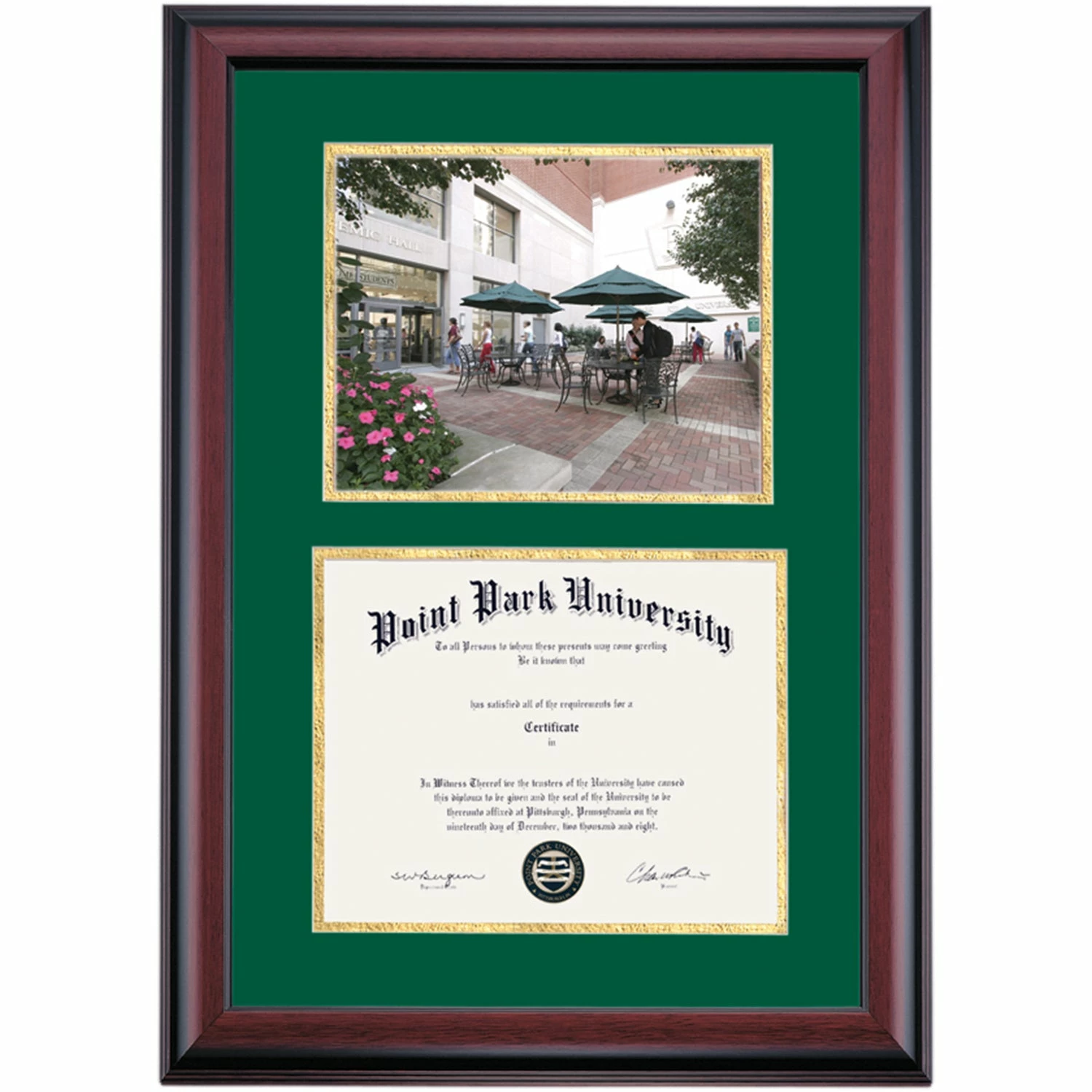 Point Park Premier Alumni Park Diploma Frame 4 Point Park Premier Alumni Park Diploma Frame - Image 2