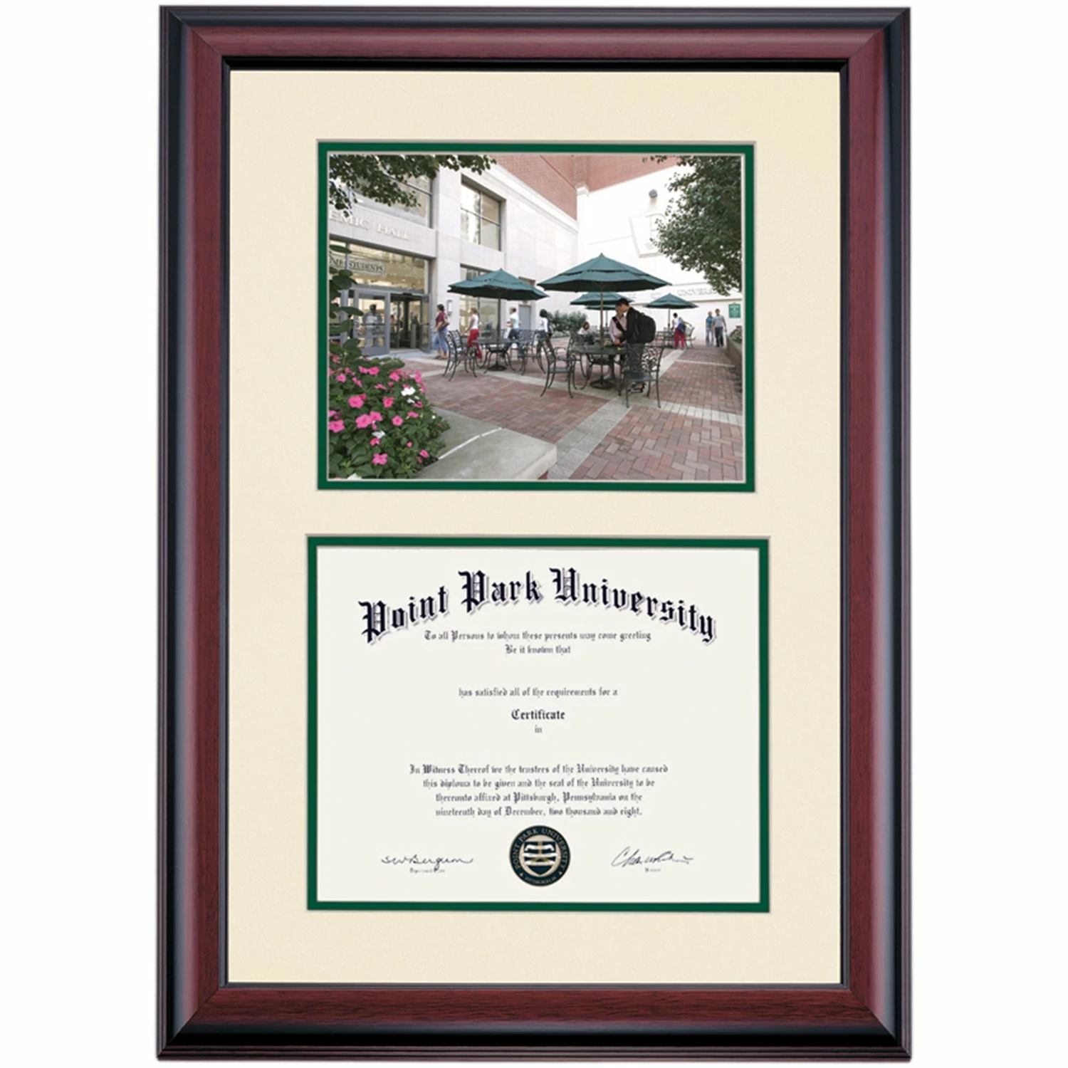 Point Park Premier Alumni Park Diploma Frame 3 Point Park Premier Alumni Park Diploma Frame
