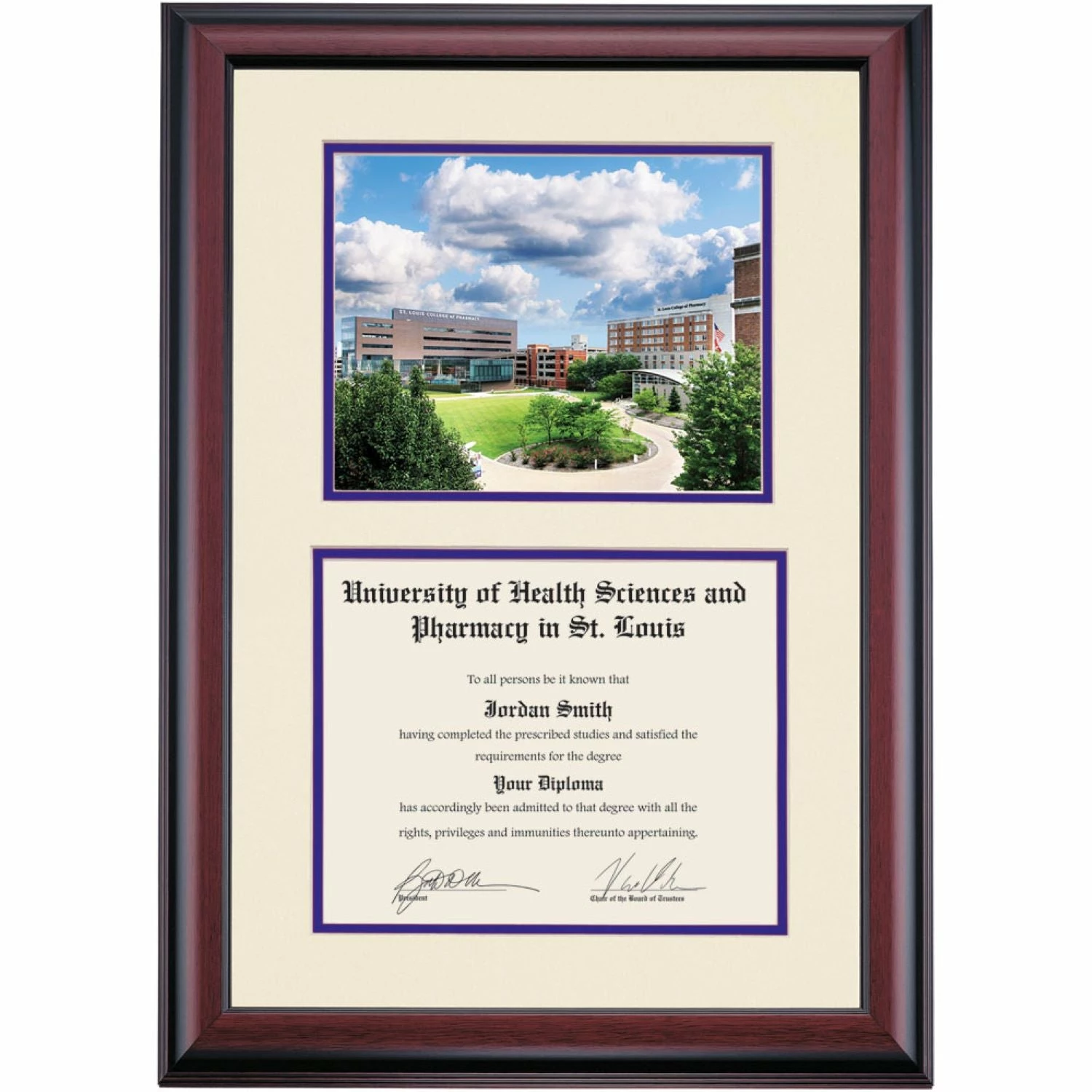 University Of Health Sciences And Pharmacy In St Louis Premier College Quad Diploma Frame 3 University Of Health Sciences And Pharmacy In St Louis Premier College Quad Diploma Frame