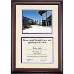 University Of Health Sciences And Pharmacy In St Louis Premier Pharmacy Place Diploma Frame
