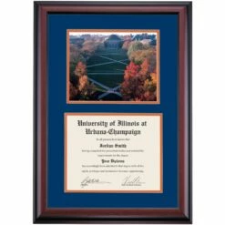 Illinois At Urbana-Champaign Premier Aerial View Of The Quad Diploma Frame -gift shop DSSHEFUILPC4NOIAQ