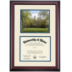 Maine Premier Stevens Hall Diploma Frame