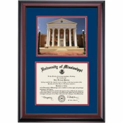 Mississippi Premier The Lyceum Diploma Frame -gift shop DSSHEFUMSPC4NCLYP