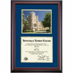 Northern Colorado Premier Gunter Hall Diploma Frame -gift shop DSSHEFUNCPC3NGGUT