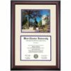 West Chester Premier The Ram Statue Diploma Frame -gift shop DSSHEFWCHPC4PRMS