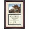 Wisconsin-Eau Claire Premier Schofield Hall Diploma Frame