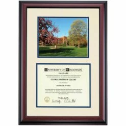 Wisconsin-Eau Claire Premier Legacy Schofield Hall Diploma Frame