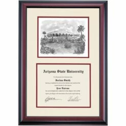 Arizona State Premier Grady Gammage Auditorium Diploma Frame