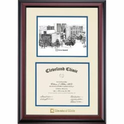 Cleveland Clinic Premier Akron Certificate Frame