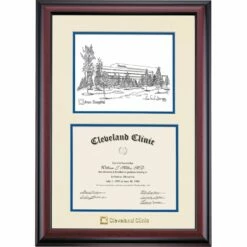 Cleveland Clinic Premier Avon Certificate Frame