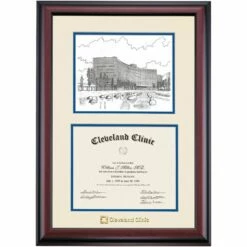 Cleveland Clinic Premier Miller Pavilion Certificate Frame