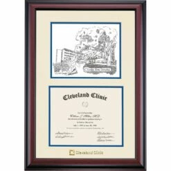 Cleveland Clinic Premier Indian River Certificate Frame