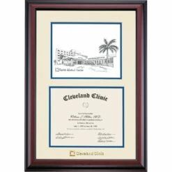 Cleveland Clinic Premier Martin Health Certificate Frame