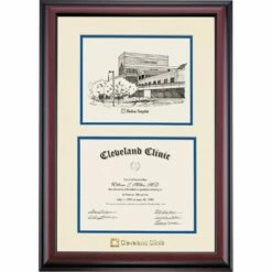 Cleveland Clinic Premier Medina Certificate Frame