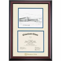 Cleveland Clinic Premier Hillcrest Certificate Frame