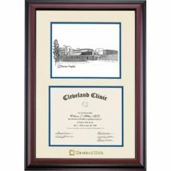 Cleveland Clinic Premier Fairview Certificate Frame