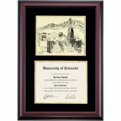 Colorado Premier Old Main Diploma Frame -gift shop DSSHEICOBPC4BGCBW