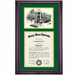 George Mason Premier The George Mason Statue Diploma Frame 16 George Mason Premier The George Mason Statue Diploma Frame -gift shop DSSHEIGMUPCAHYGMP
