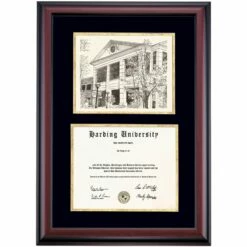 Harding Premier American Heritage Center Diploma Frame -gift shop DSSHEIHUAPC4BGAHI