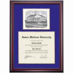 James Madison Premier Wilson Hall Diploma Frame -gift shop DSSHEIJMUPC8PGWIH