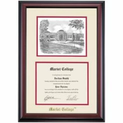 Marist Embossed Premier The Rotunda Diploma Frame