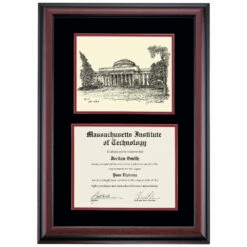 Massachusetts Institute Of Technology Premier Maclaurin Building Diploma Frame 17 Massachusetts Institute Of Technology Premier Maclaurin Building Diploma Frame -gift shop DSSHEIMITPC5BMIPI