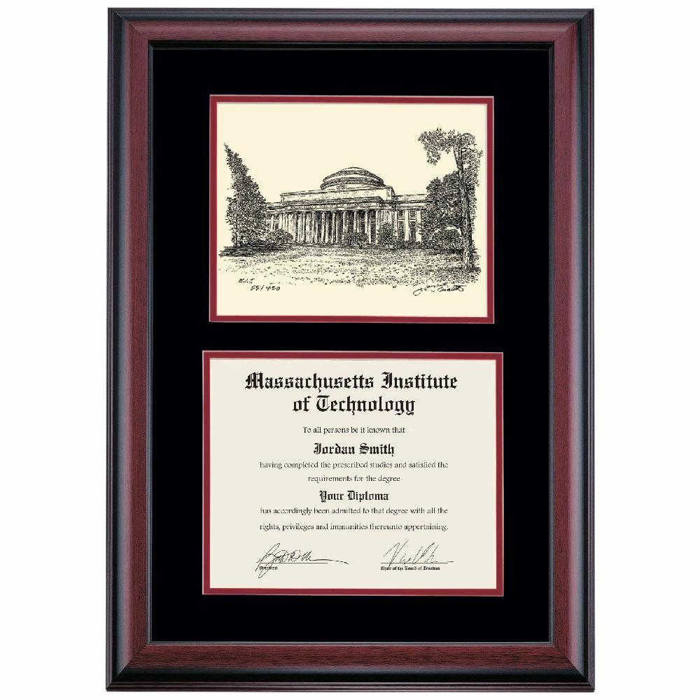 Massachusetts Institute Of Technology Premier Maclaurin Building Diploma Frame 9 Massachusetts Institute Of Technology Premier Maclaurin Building Diploma Frame - Image 7