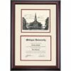 Milligan Premier Seeger Memorial Chapel Diploma Frame -gift shop DSSHEIMLGPC4MSEI