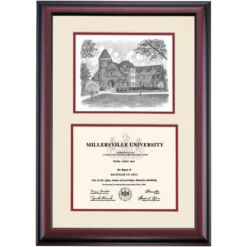 Millersville Premier Biemesderfer Center Diploma Frame