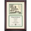 Michigan State Premier Beaumont Tower Diploma Frame