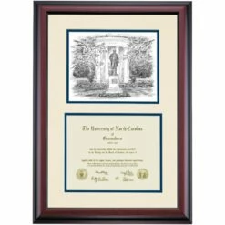 North Carolina-Greensboro Premier Charles Duncan McIver Statue Diploma Frame
