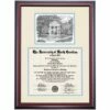 North Carolina-Chapel Hill Premier The Old Well Diploma Frame -gift shop DSSHEINCHPCNLCHP