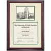 North Carolina At Charlotte Premier Clock Tower Diploma Frame