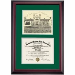 Northwest Missouri Premier The Administration Building Diploma Frame 8 Northwest Missouri Premier The Administration Building Diploma Frame -gift shop DSSHEINWMPC4HEBDI
