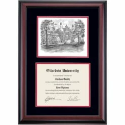 Otterbein Premier Towers Hall Diploma Frame 11 Otterbein Premier Towers Hall Diploma Frame -gift shop DSSHEIOTTPC1BCOTP