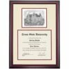 Texas State Premier Old Main Diploma Frame