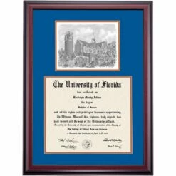 Florida Premier The Century Tower Diploma Frame -gift shop DSSHEIUFLPC8ROCEN