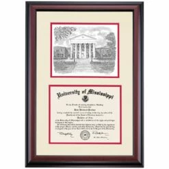 Mississippi Premier The Lyceum Diploma Frame