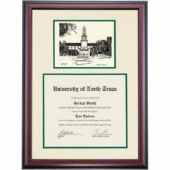 North Texas Premier Hurley Administration Building Diploma Frame