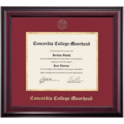 Concordia Moorhead Traditional Diploma Frame