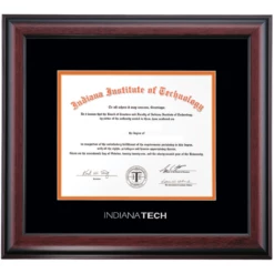 Indiana Tech Traditional Diploma Frame