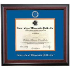 Wisconsin-Platteville Traditional Diploma Frame